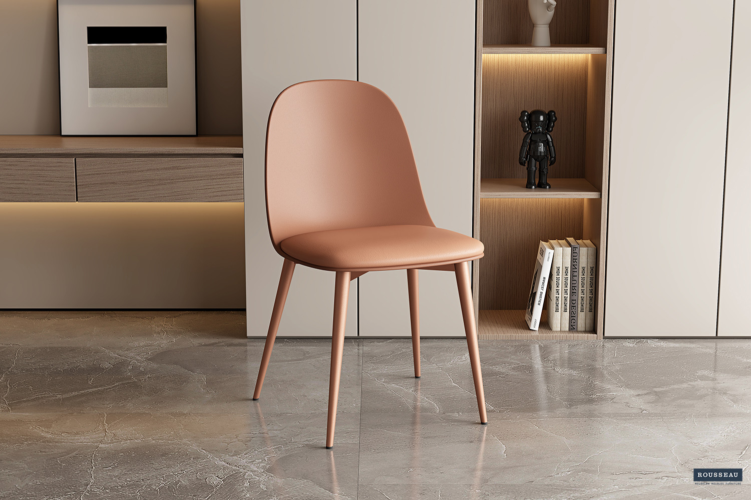 Stoel Jasmin – Polypropyleen Terracotta - Image 2