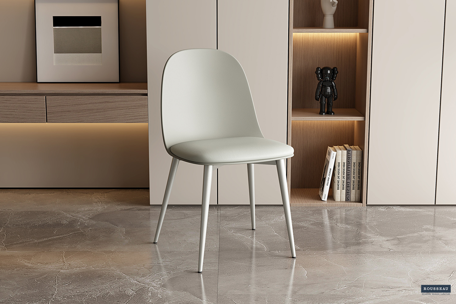 Stoel Jasmin – PP Grijsgroen - Image 2