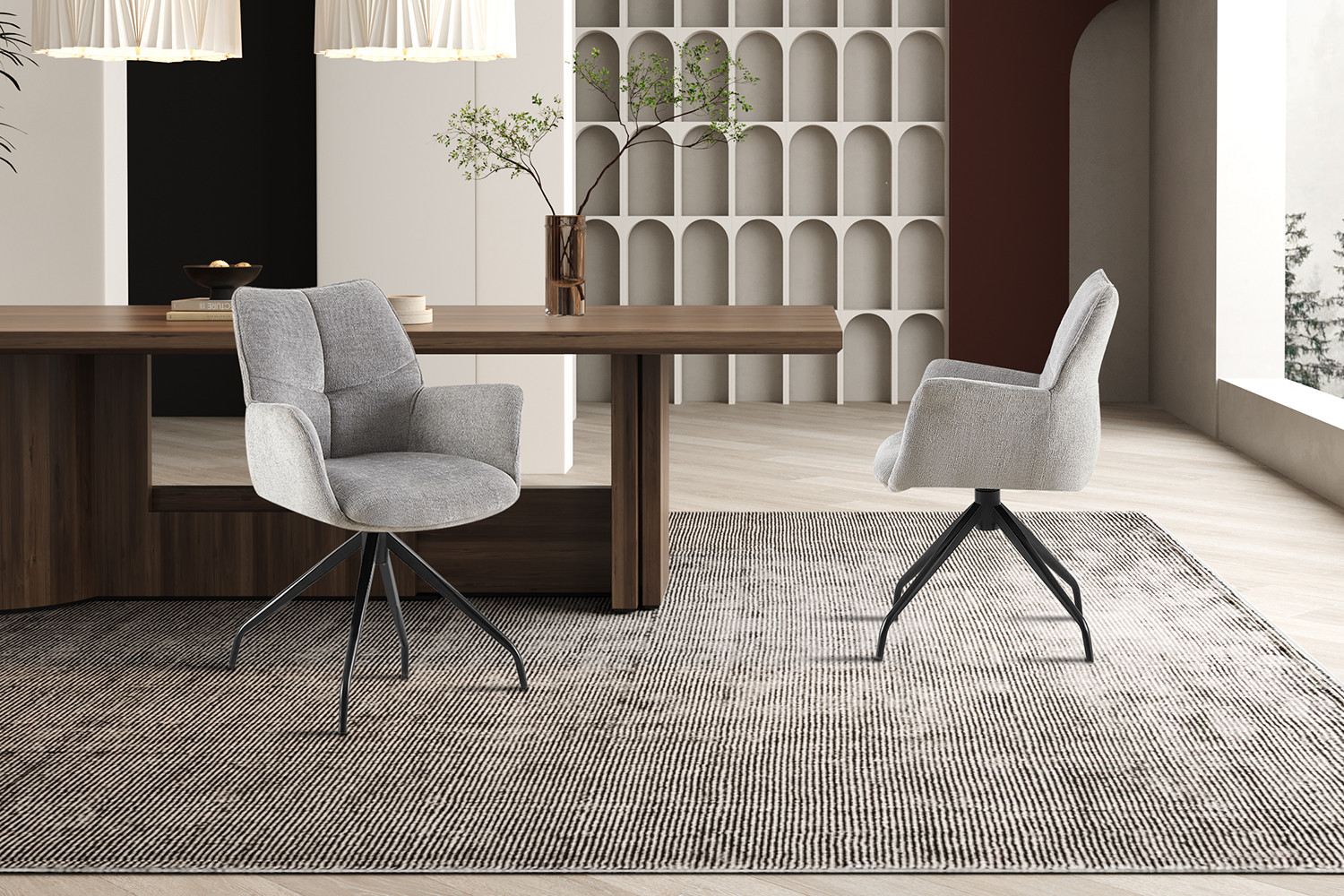 Stoel Lamor Draaibaar Grijs – Davis Perfect Harmony - Image 3