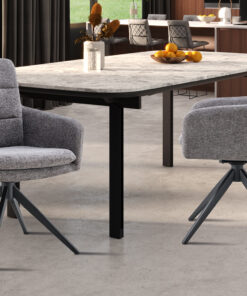 Stoel Lisold – Draaibaar Donkergrijs