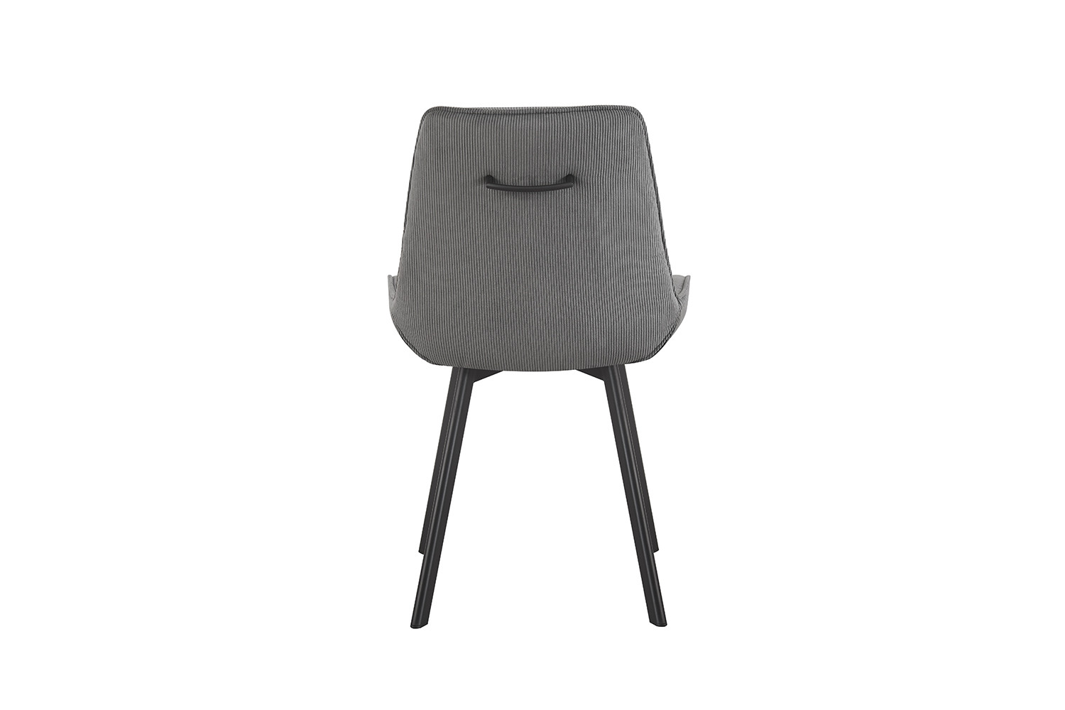 Stoel Amelie ribfluweel grijs - Image 7