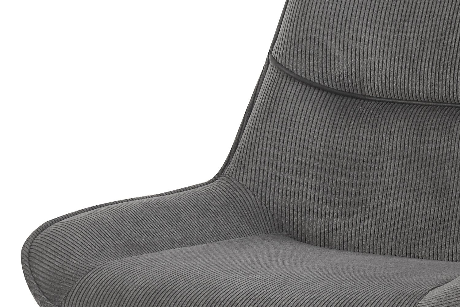 Stoel Amelie ribfluweel grijs - Image 8