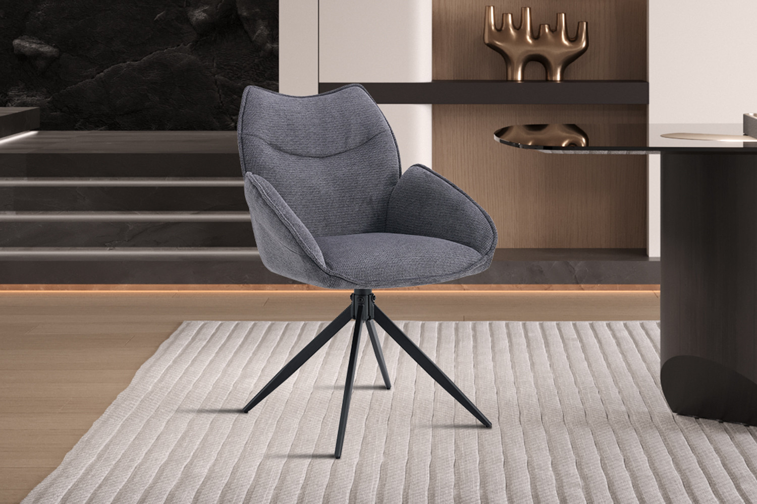 Stoel Mahi Draaibaar Donkergrijs – Ote Share - Image 2