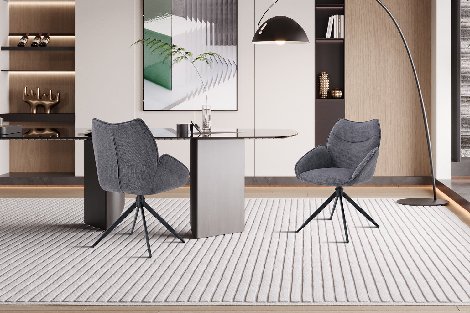 Stoel Mahi Draaibaar Donkergrijs – Ote Share - Image 3