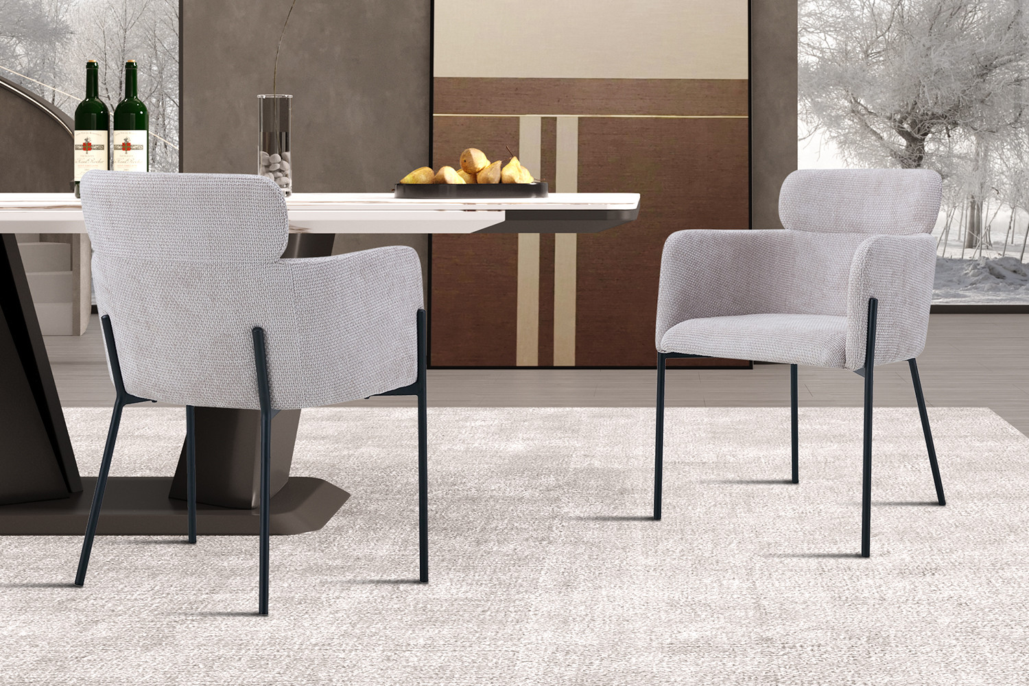 Stoel Naomi – Stof Beige