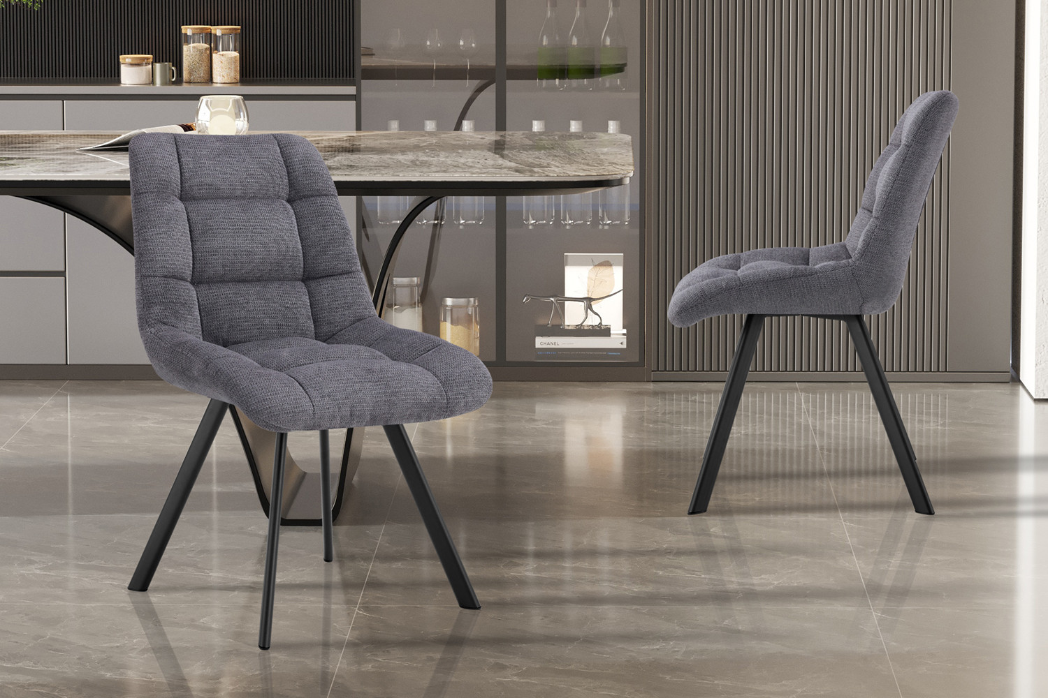 Stoel Lizzy – Ote Share 456 Donkergrijs