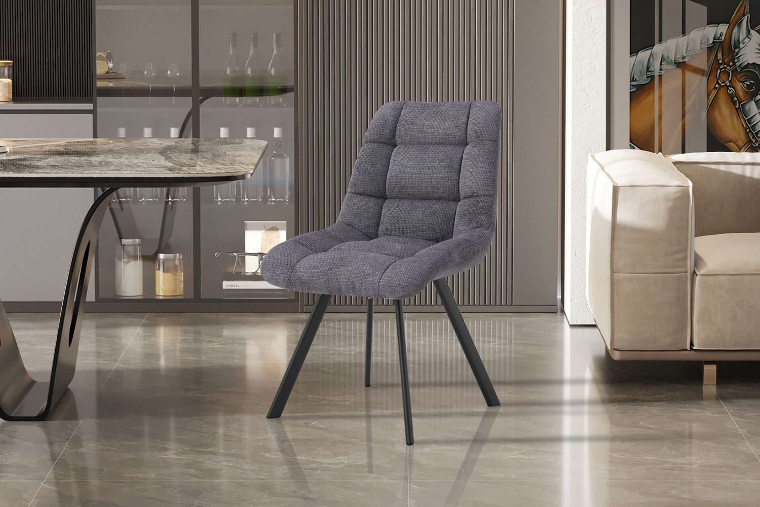 Stoel Lizzy – Ote Share 456 Donkergrijs - Image 2