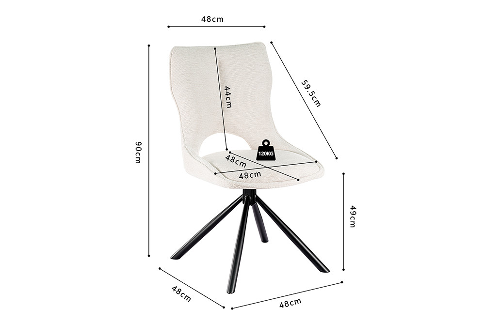 Stoel Mori Draaibaar Beige – Ote Share - Image 11