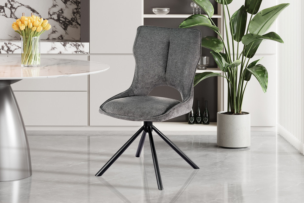 Stoel Mori Draaibaar Donkergrijs – Ote Share - Image 2