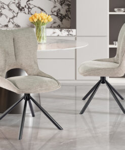 Stoel Mori Draaibaar Lichtgrijs – Ote Share