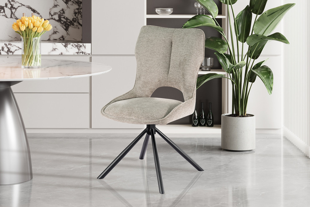 Stoel Mori Draaibaar Lichtgrijs – Ote Share - Image 2