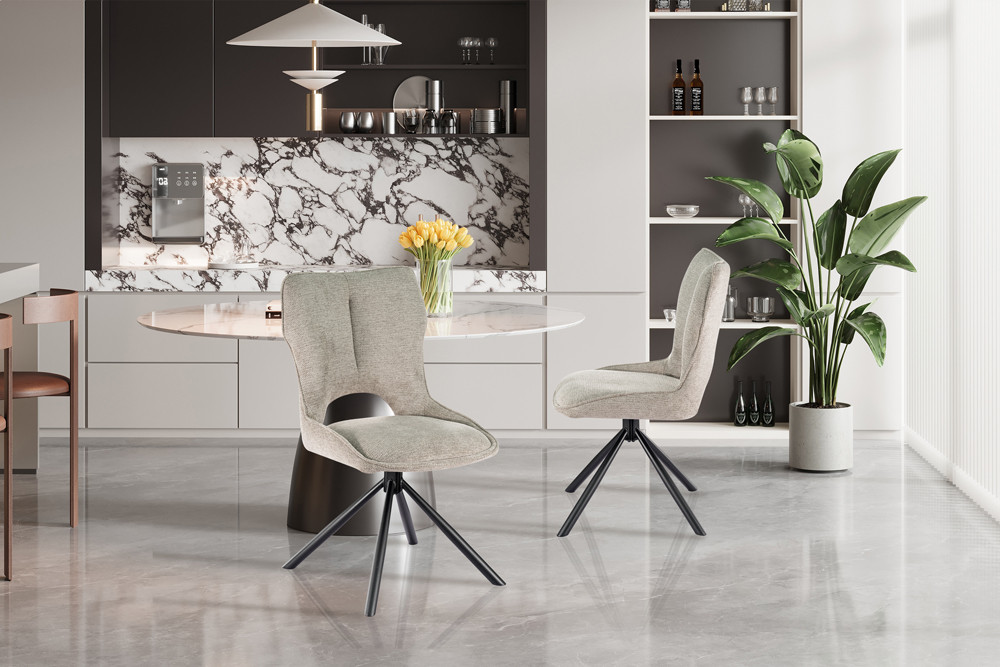 Stoel Mori Draaibaar Lichtgrijs – Ote Share - Image 3