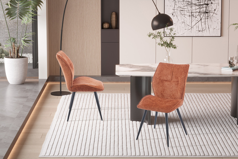 Stoel Faye stof roest - Image 3