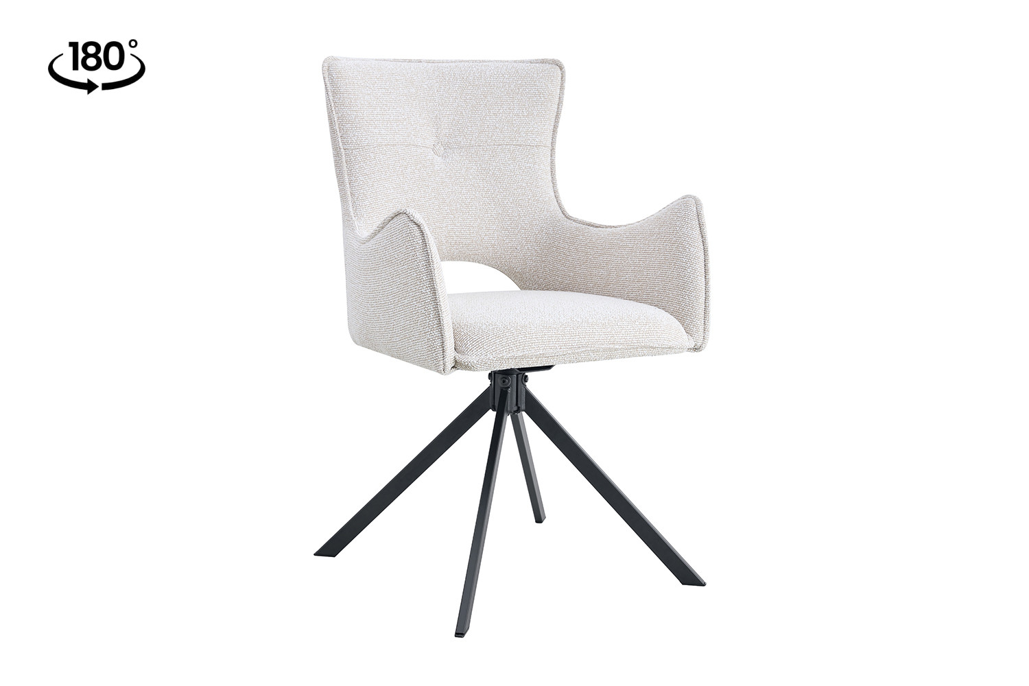 Stoel Billy Draaibaar Ecru – Ote Harper - Image 5