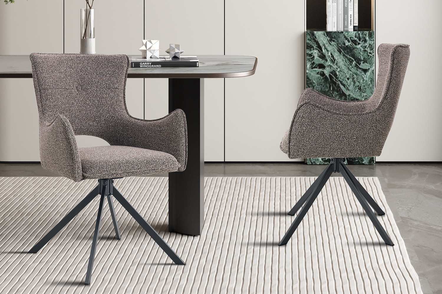 Stoel Billy Draaibaar Zand – Ote Harper