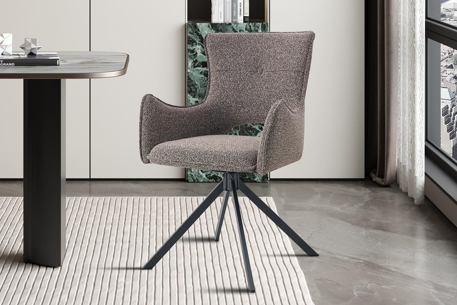 Stoel Billy Draaibaar Zand – Ote Harper - Image 2