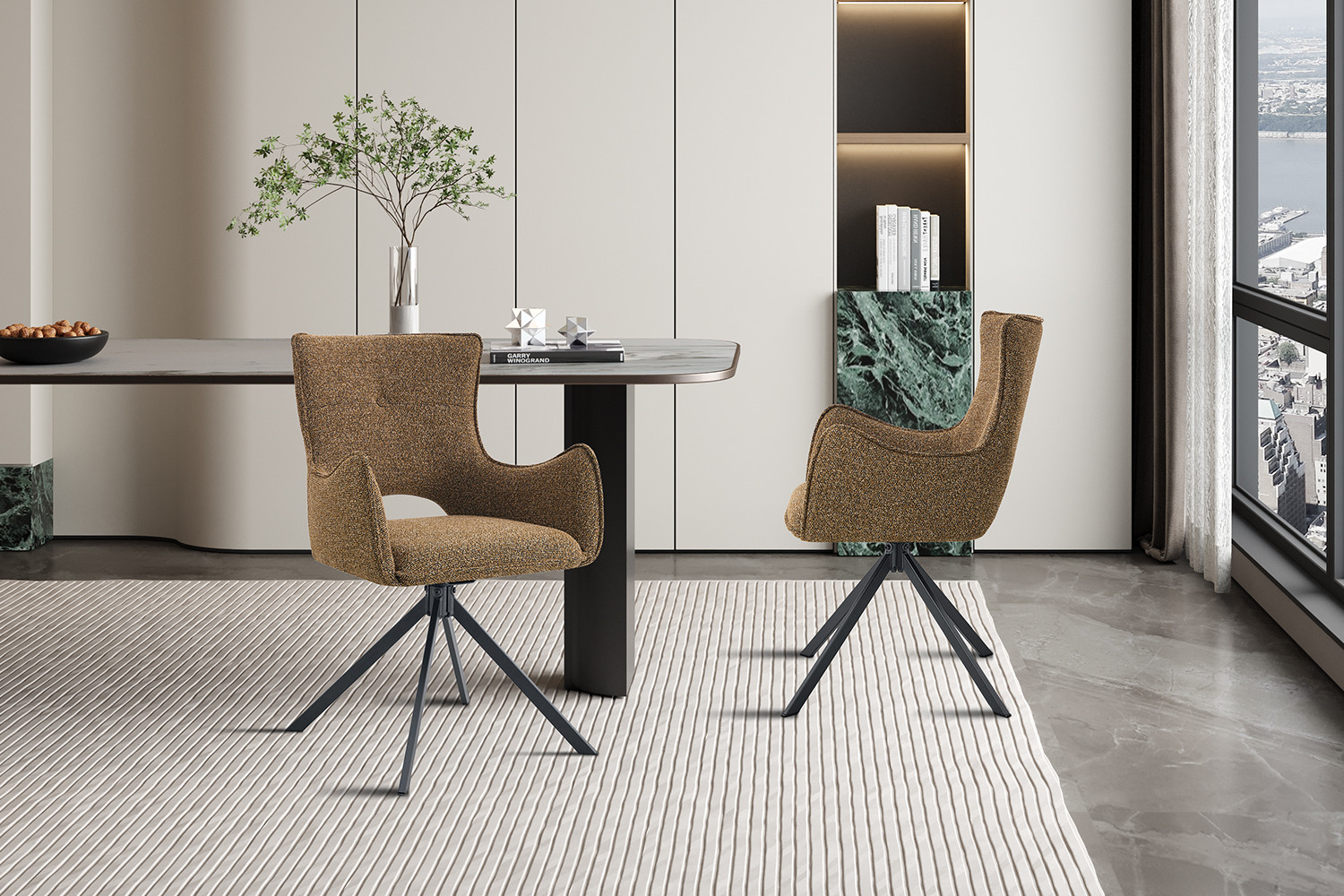 Stoel Billy Draaibaar Roest – Ote Harper - Image 3