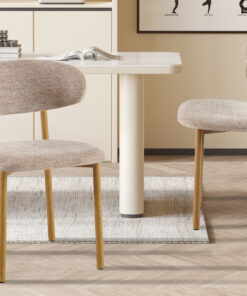 Stoel Coco naturel stof zand