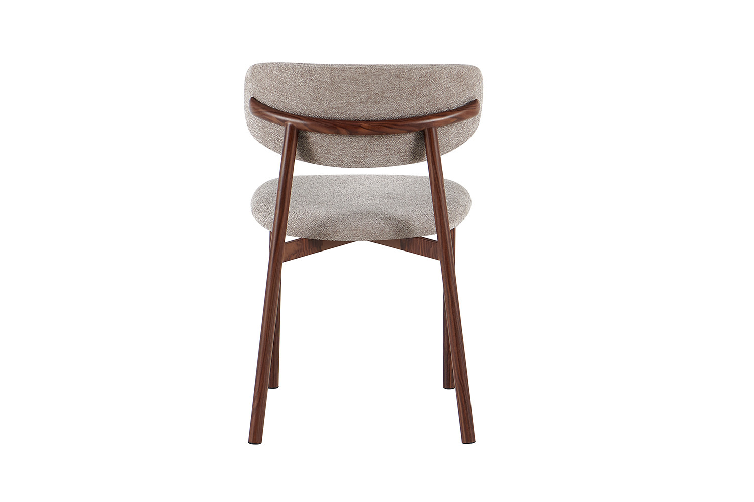 Stoel Coco walnoot stof zand - Image 7