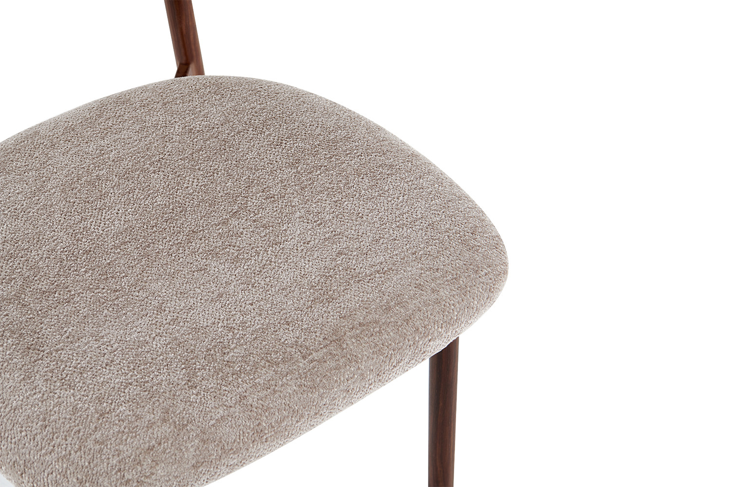 Stoel Coco walnoot stof zand - Image 9