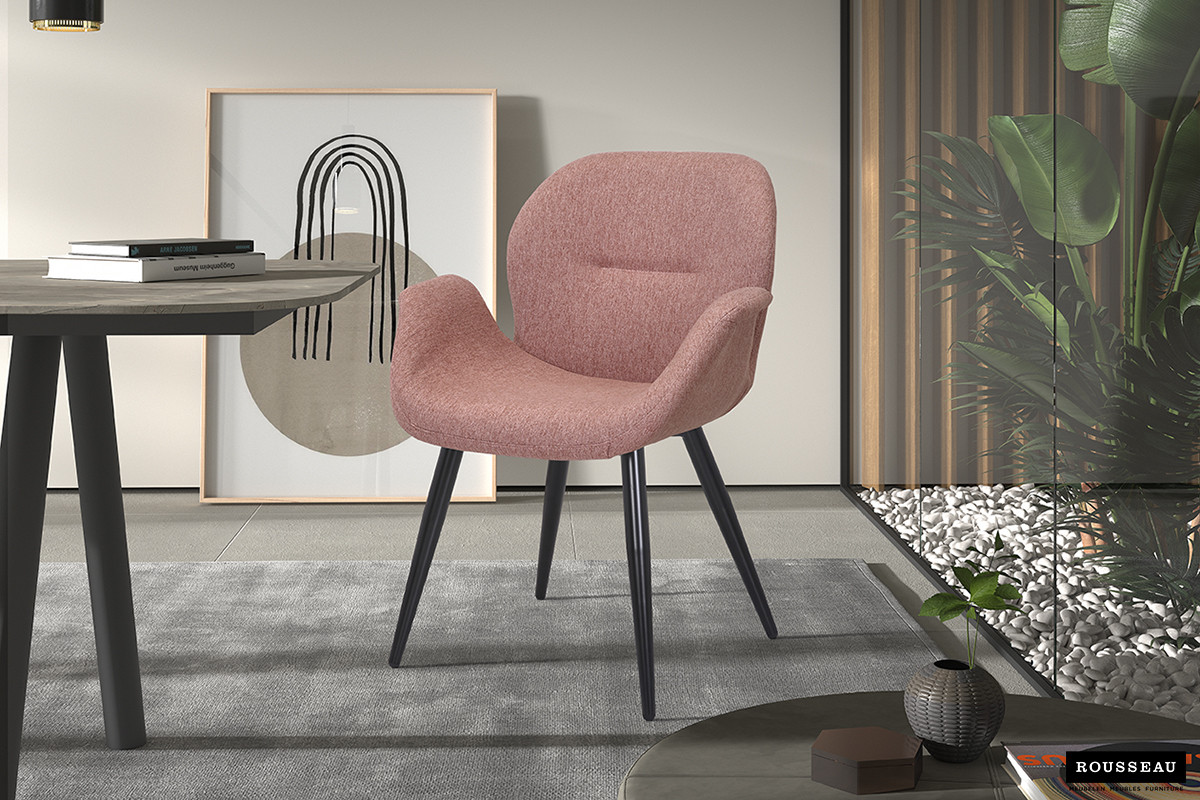 Stoel Maxim – Stof Roze