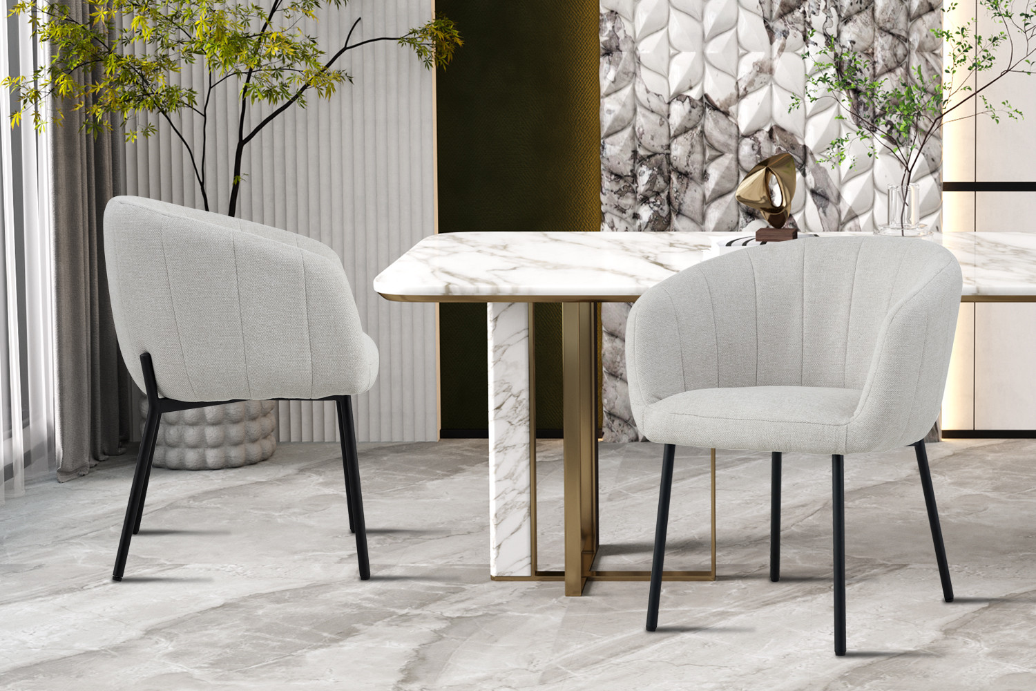 Stoel Sevilla – Stof Beige