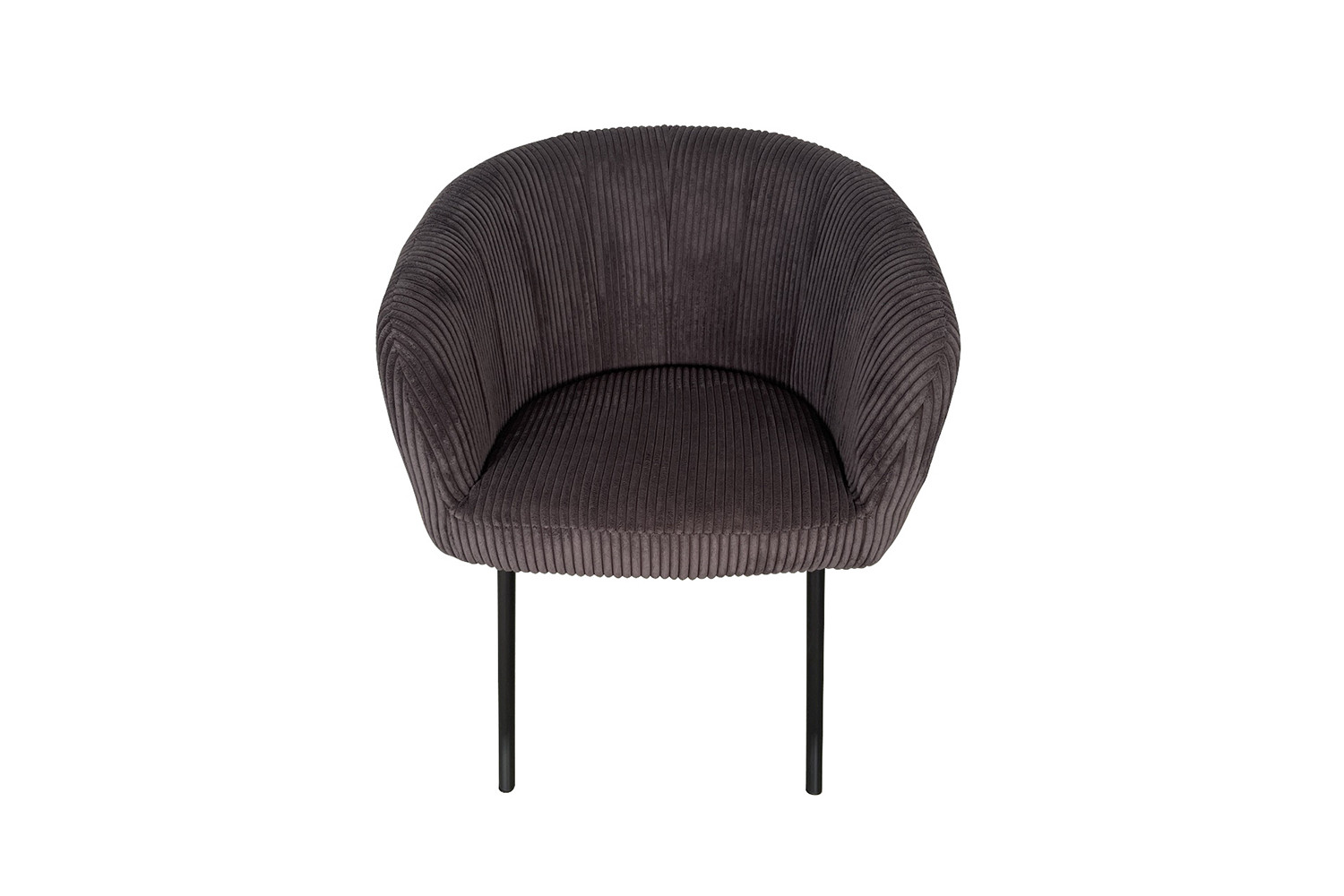 Stoel Sevilla – Ribfluweel Grijs - Image 3