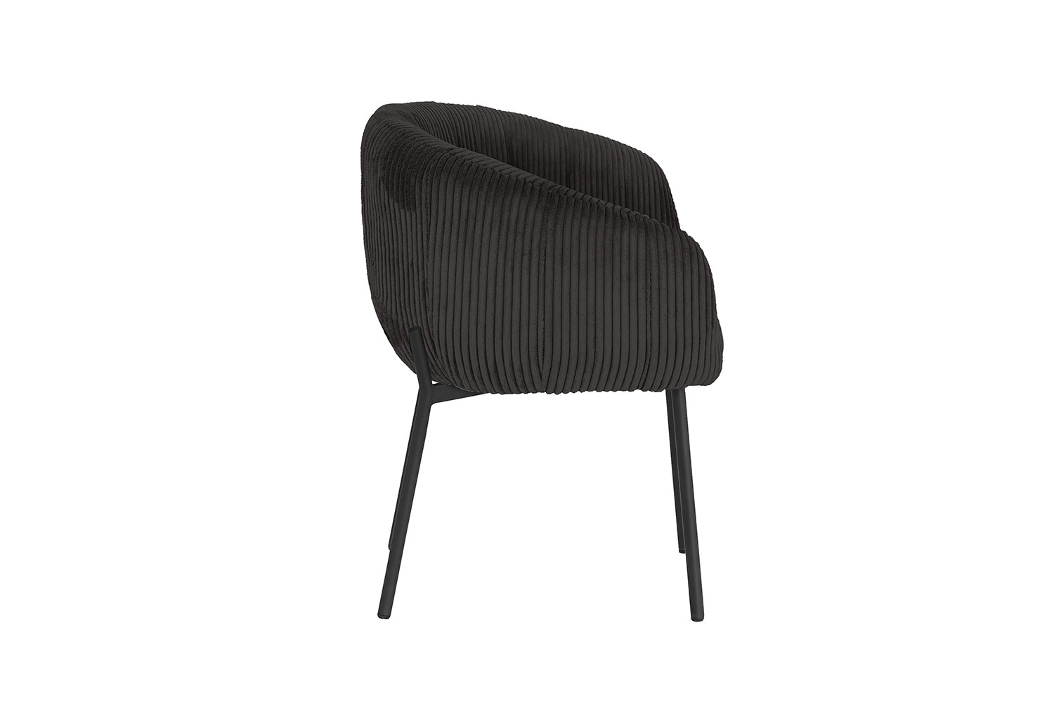 Stoel Sevilla – Ribfluweel Grijs - Image 6