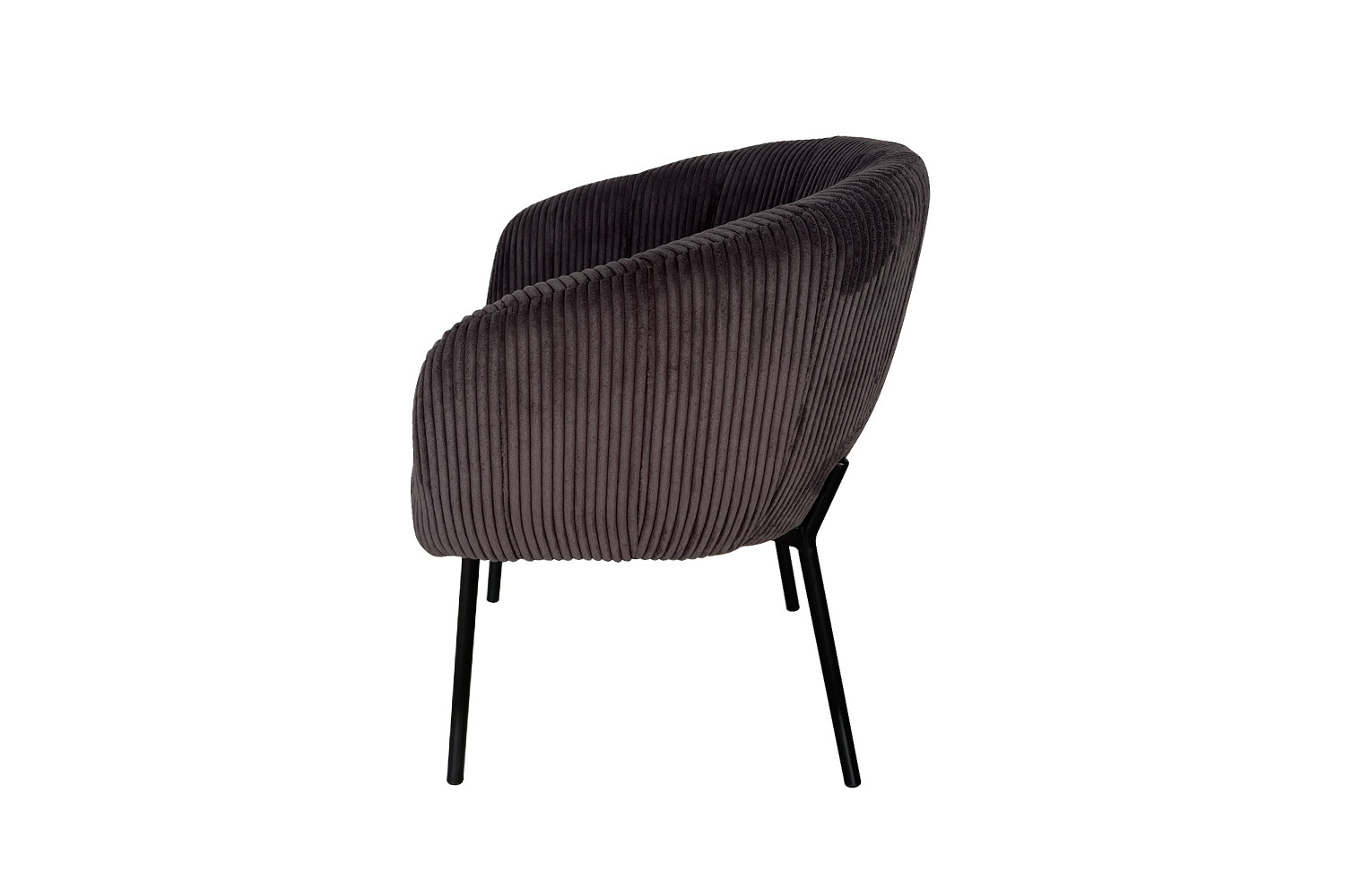 Stoel Sevilla – Ribfluweel Grijs - Image 7