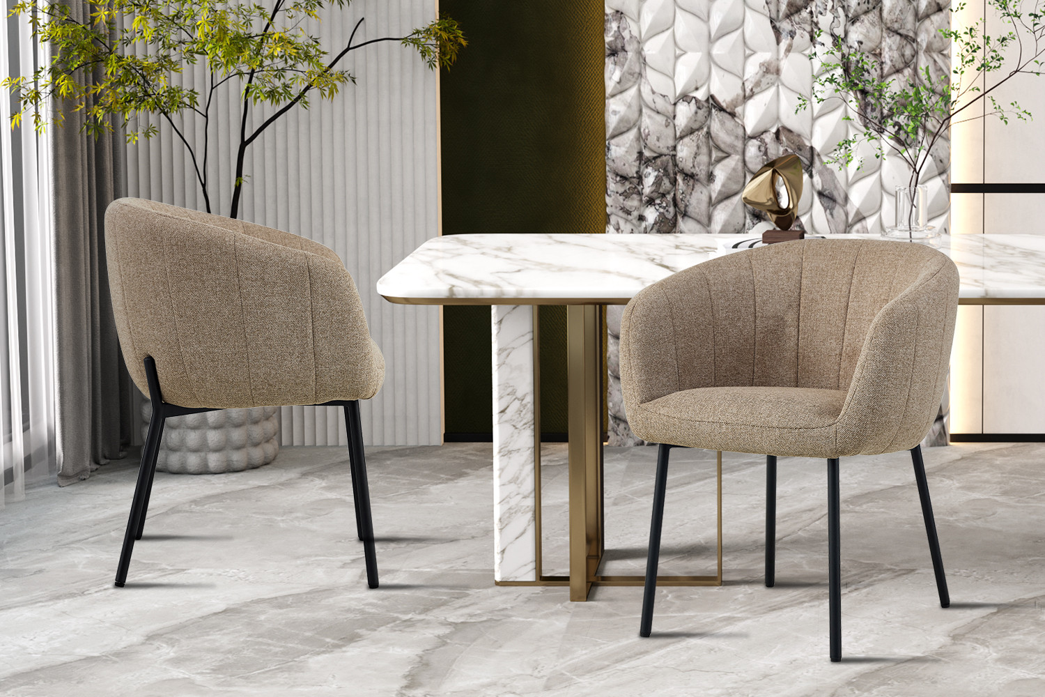 Stoel Sevilla – Stof Zand