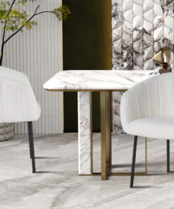 Stoel Sevilla – Bouclé Wit