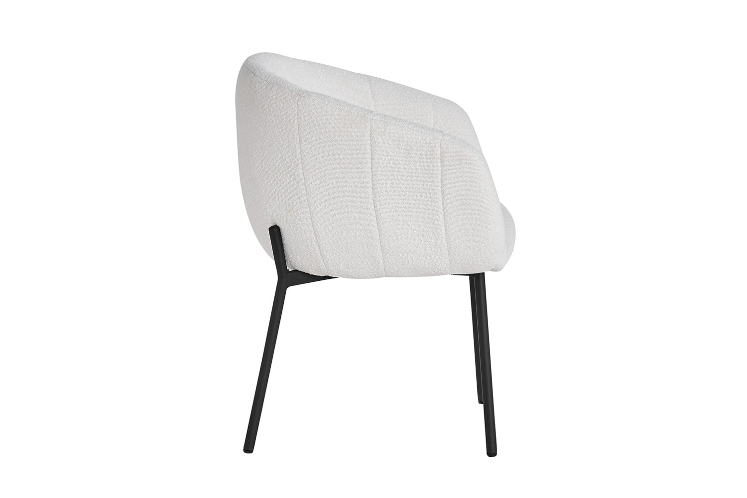 Stoel Sevilla – Bouclé Wit - Image 5