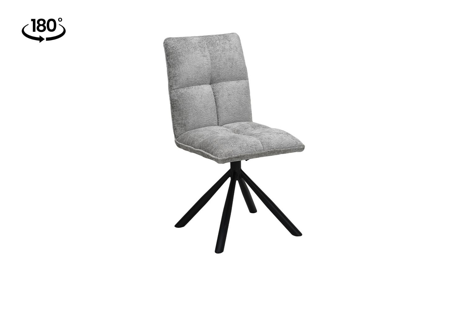 Stoel Jack Draaibaar Lichtgrijs - Image 5