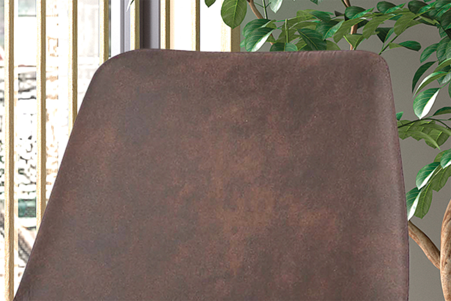 Stoel Mirano microvezel bruin - Image 2